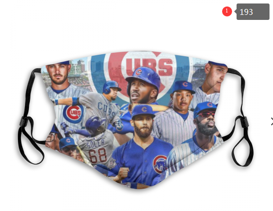 MLB Chicago Cubs #5 Dust mask with filter->mlb dust mask->Sports Accessory